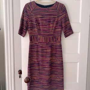 Striped Trina Turk sheath dress